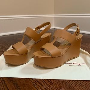 Salvatore Ferragamo platform heels.